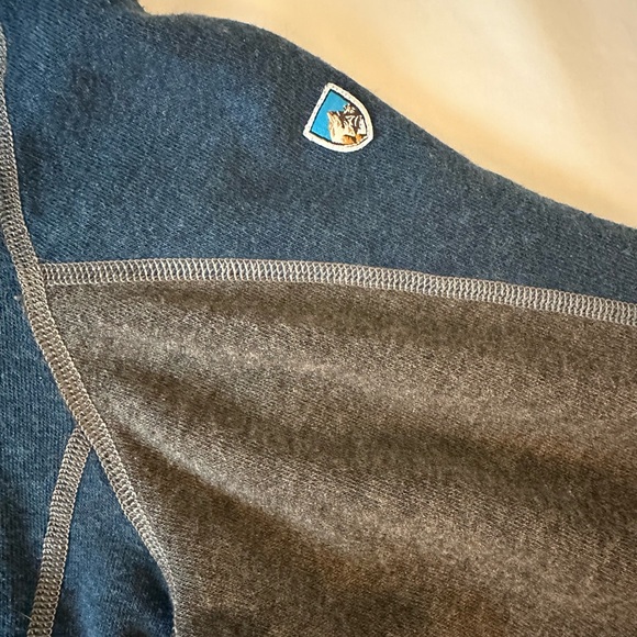 Kuhl 1/4 Zip Pullover Jacket Mens Blue Grey - Picture 5 of 6